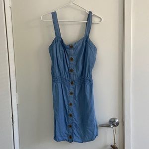 Blue chambray dress